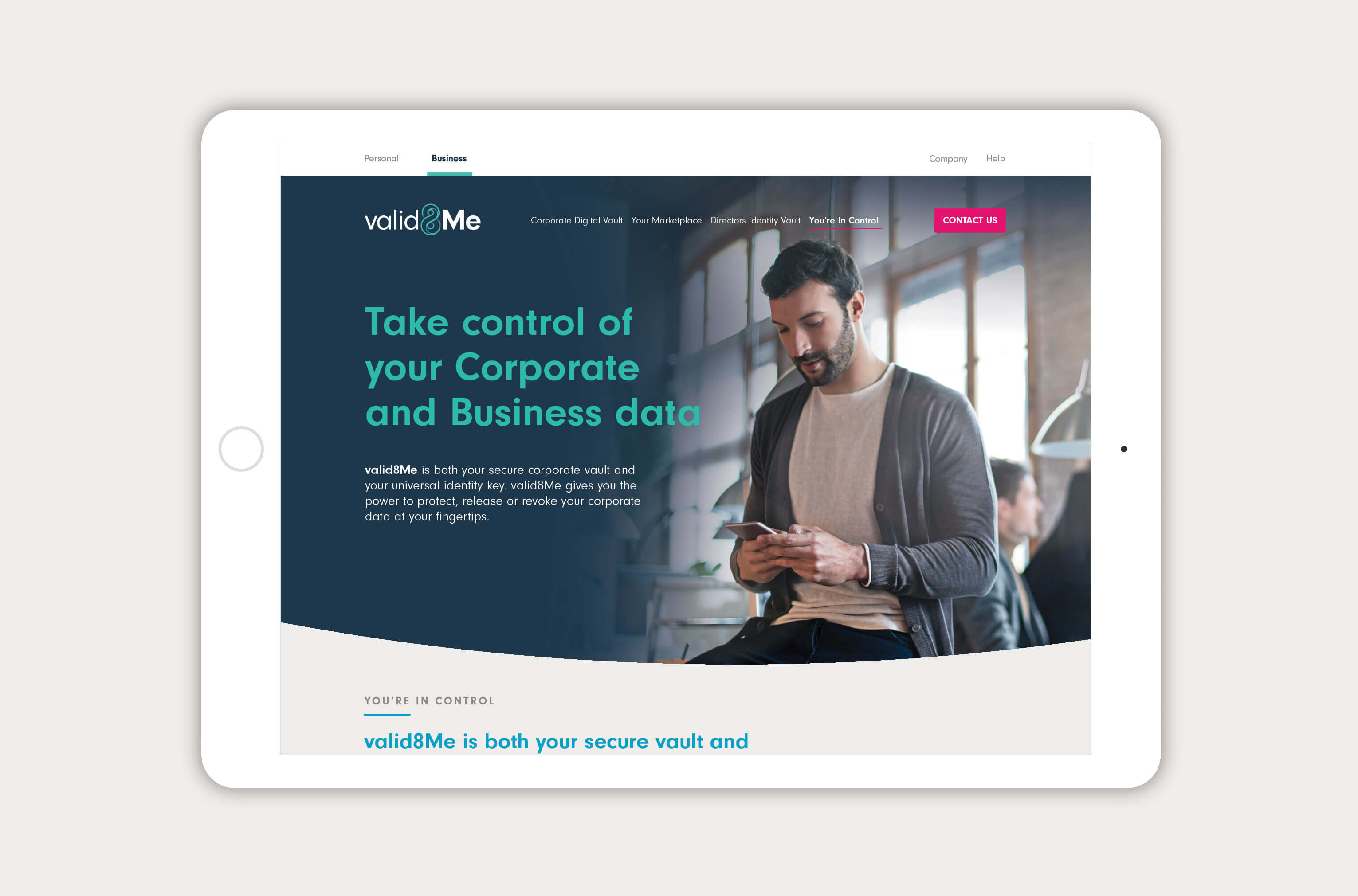 valid8Me Design Work Sample 16