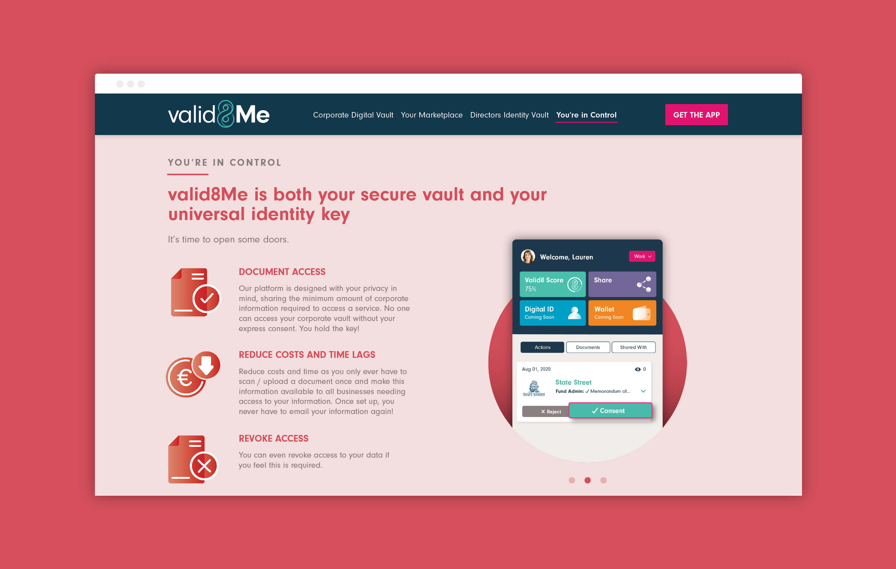 valid8Me Design Work Sample 11